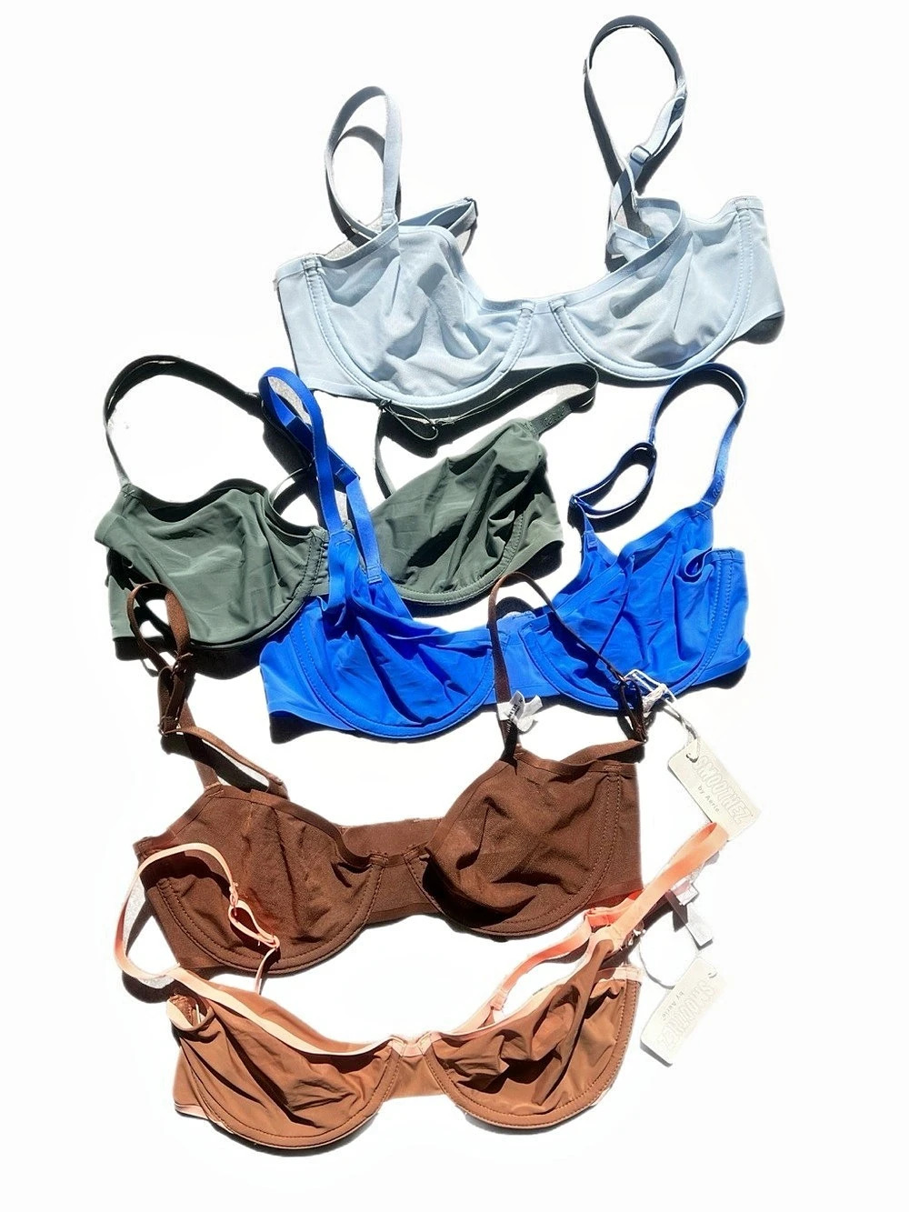 Aerie Women's BRA  SMOOTHEZ BALCONETTE Mesh Bundle Of 5 Size 34C